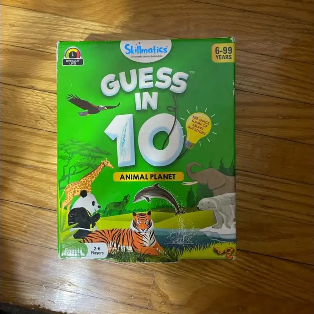 Guess in 10 Animal Planet Game - Green